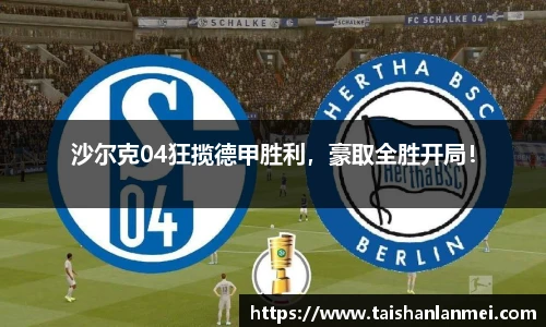 沙尔克04狂揽德甲胜利，豪取全胜开局！